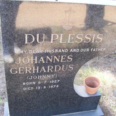 PLESSIS Johannes Gerhardus, du 1927-1978