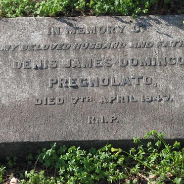 PREGNOLATO Denis James Dominco -1947