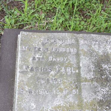 PREISS Marius Carl 1910-1951
