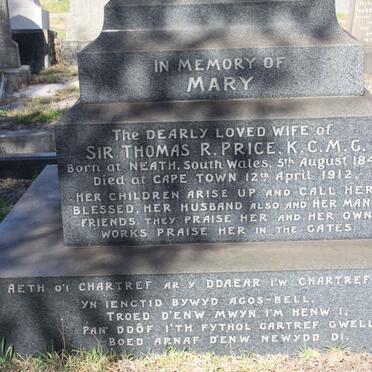 PRICE Mary 1841-1912