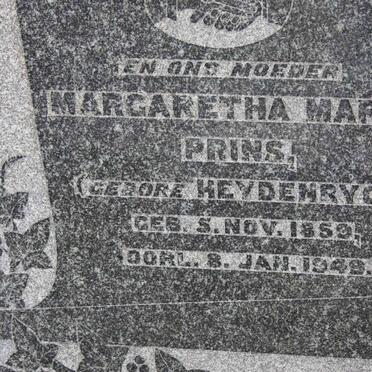 PRINS Jurie 1850-1912 &amp; Margaretha Maria HEYDENRYCH 1859-1949 