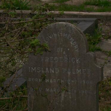 PALMER Frederick Imsland 1906-1906