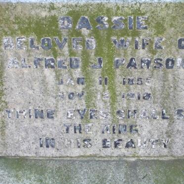 PARSONS Alfred J. 1854-1937