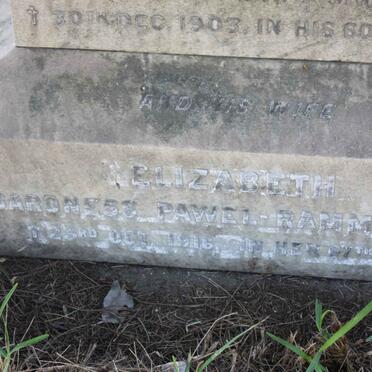PAVEL William -1903 &amp; Elizabeth -1916 