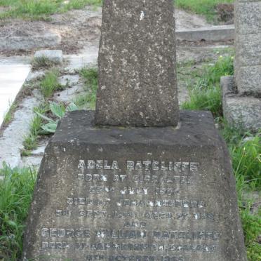 RATCLIFFE George William 186?-1942 &amp; Adela 1864-1941