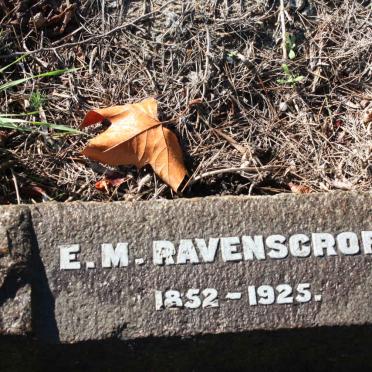 RAVENSCROFT E.M. 1852-1925