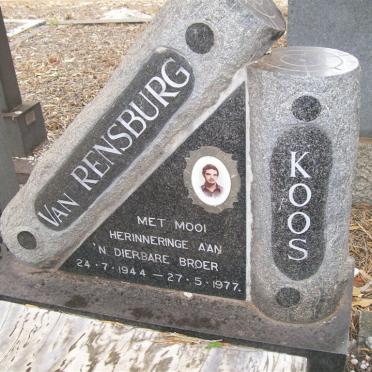 RENSBURG Koos, van 1944-1977