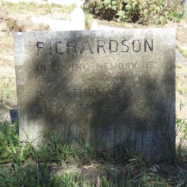 RICHARDSON Thomas 1906-1967