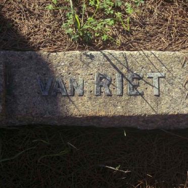 RIET, van