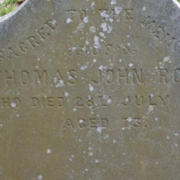 ROSE Thomas John -1908