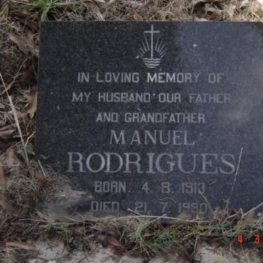RODRIGUES Manuel 1913-1980