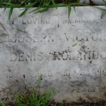 ROLANDO Joseph Victor Denis 1928-1982