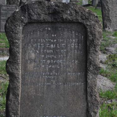 ROSS James Gallie 1882-1928 :: ROSS Baby 1924-1924