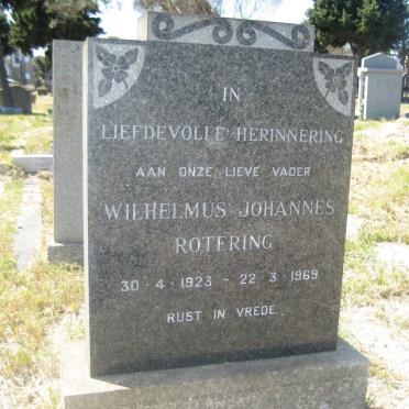ROTERING Wilhelmus Johannes 1923-1969