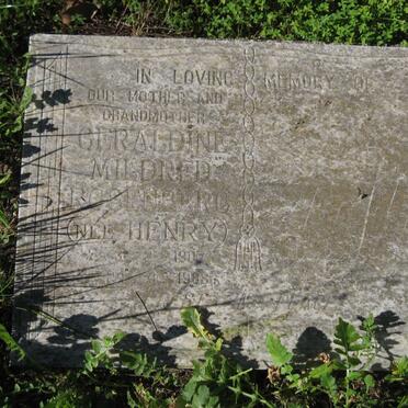 ROSENBERG Geraldine Mildred nee HENRY 1907-1988
