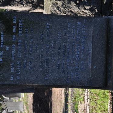 ROGERS William Edward 1852-1930 &amp; Elizabeth Jane BATE 1853-19?6 :: FELTHAM Albert Ernest -1937