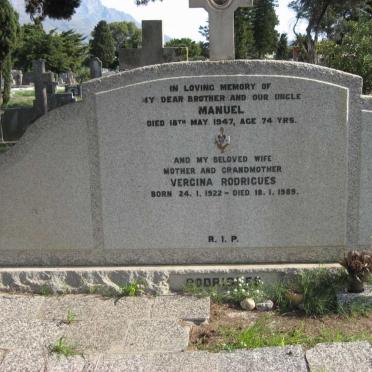 RODRIGUES Vergina 1922-1989 :: RODRIGUES Manuel -1947