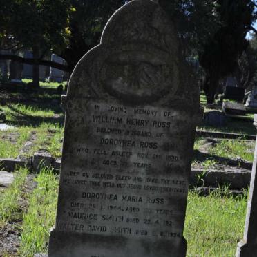 ROSS William Henry -1930 &amp; Dorothea Maria -1944 :: SMITH Maurice -1921 :: SMITH Walter David -1934