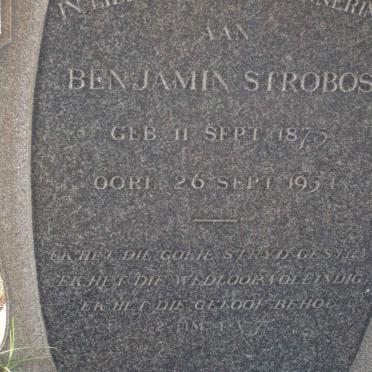 STROBOS Benjamin 1875-1954