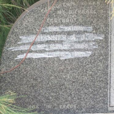 STEENKAMP Johannes A.J. 1900-1961
