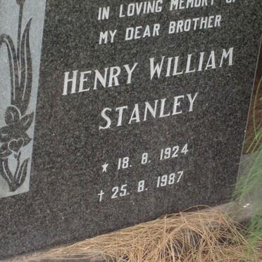 STANLEY Henry William 1924-1987