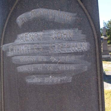 STEPHAN Henry John 1884-1970