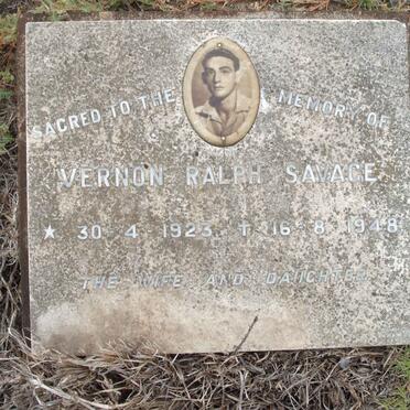 SAVAGE Vernon Ralph 1923-1948