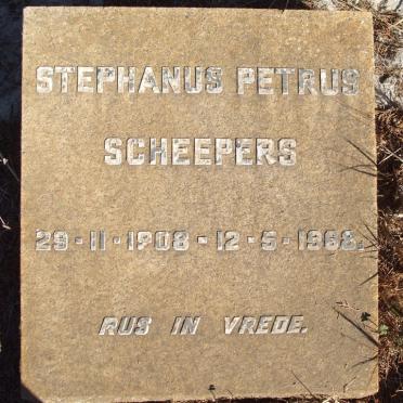 SCHEEPERS Stephanus Petus 1908-1968
