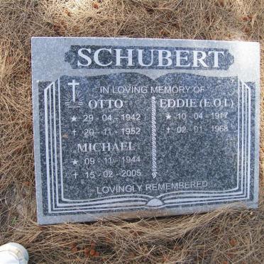 SCHUBERT E.O.L. 1917-1968 :: SCHUBERT Otto 1942-1952 :: SCHUBERT Michael 1944-2005
