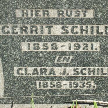 SCHILD Gerrit 1858-1921 &amp; Clara  J.1858-1935