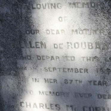 ROUBAIX Ellen, de -1935