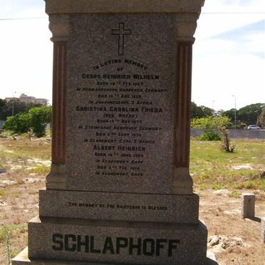 SCHLAPHOFF :: WREDE