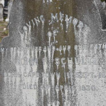 SCHULTZ John H. 1849-1930