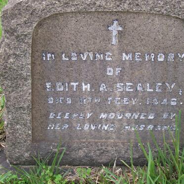 SEALEY Edith A. -1946