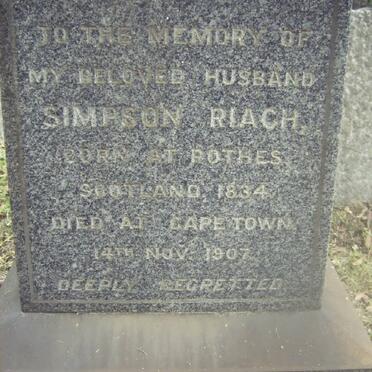 RIACH Simpson 1834-1907