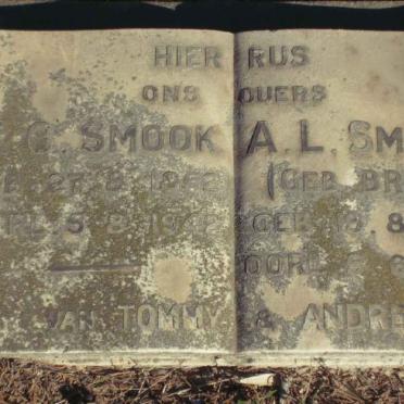 SMOOK T.G. 1852-1942 &amp; A.L. BRINK 1864-1943
