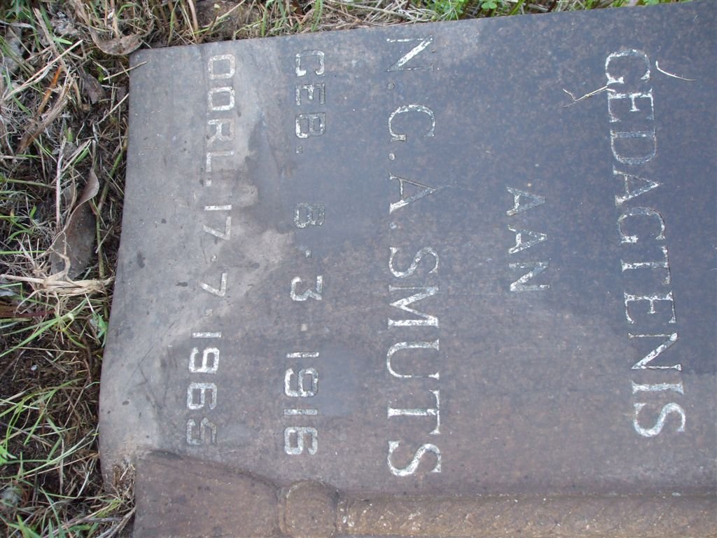 SMUTS N.G.A. 1916-1965