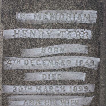 TEBB Henry 1849-1899