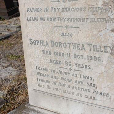 TILLEY Sophia Dorothea -1906