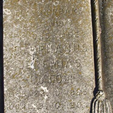TOIT Stephanus Jeremias, du 1885-196?