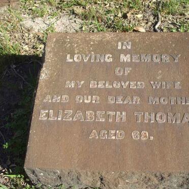 THOMAS Elizabeth