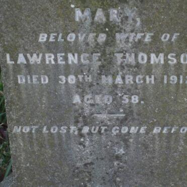 THOMSON Mary -1912