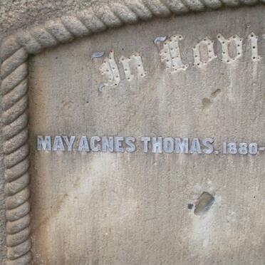 THOMAS May Agnes 1880-1931