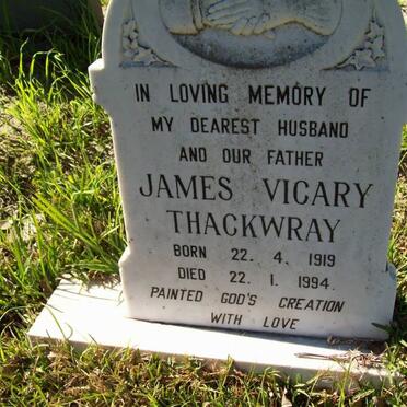 THACKWRAY James Vicary 1919-1994