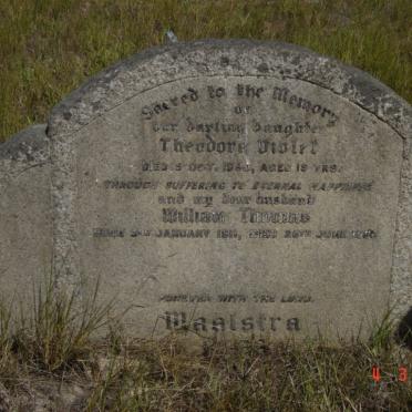 WAALSTRA William Thomas 1911-195? :: WAALSTRA Theodora Violet -195?