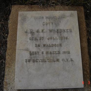 WAGENER J.H.J.K. 1865-1912
