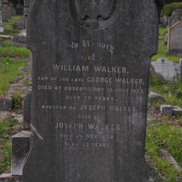 WALKER William -1923 :: WALKER Joseph -1928