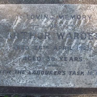 WARDER Arthur -1925