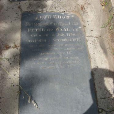 WAAL Peter, de 1798-18??