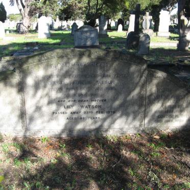 WATSON George Arindel -1945 &amp; Lily -1970 :: TAYLOR William H. -1916 :: TAYLOR Clara -1932 :: TAYLOR Gordon K. -1945